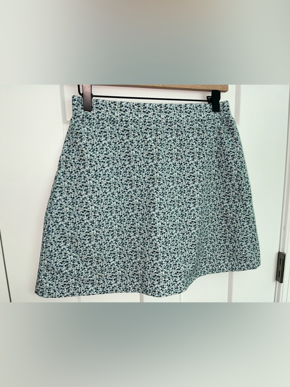 Floral Print Blue Women's Skort